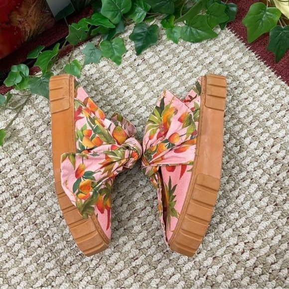 FARM RIO Womens Mango Trees Mule Sneaker With Bow EUA 9 / EUR 40 - Picture 8 of 11